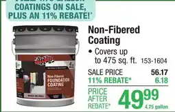 Menards Non-Fibered Coating offer