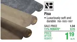 Menards Pisa Carpet offer