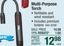 Menards Multi-Purpose Torch offer