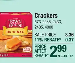 Menards Crackers offer