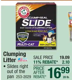 Menards Arm & Hammer Clumping Litter offer