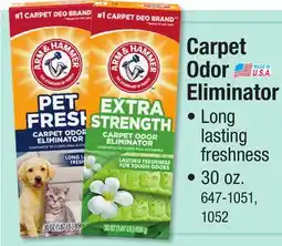 Menards Carpet Odor Eliminator offer