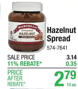 Menards Hazelnut Spread offer