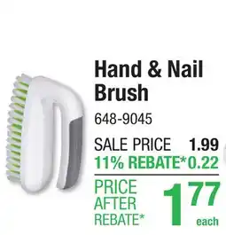 Menards Hand & Nail Brush offer