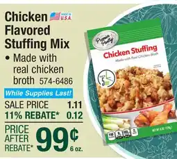 Menards Chicken Flavored Stuffing Mix offer