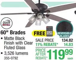Menards 60 Brades offer