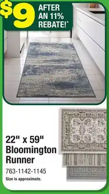 Menards 22 x 59 Bloomington Runner offer