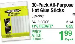 Menards 30-Pack All-Purpose Hot Glue Sticks offer
