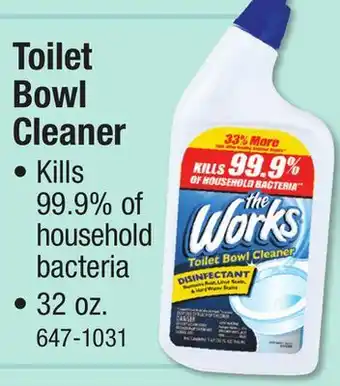 Menards Toilet Bowl Cleaner offer