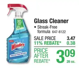 Menards Glass Cleaner offer