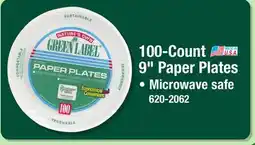 Menards 100-Count 9 Paper Plates offer