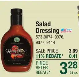 Menards Salad Dressing offer