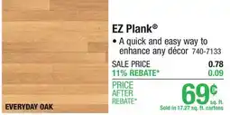 Menards EZ Plank offer