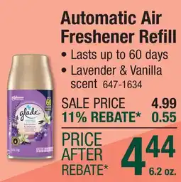 Menards Automatic Air Freshener Refill offer