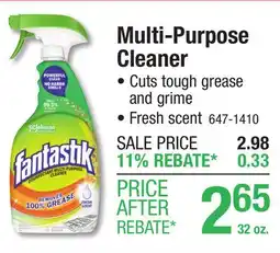 Menards Multi-Purpose Cleaner offer