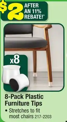 Menards 8-Pack Plastic Furniture Tips offer