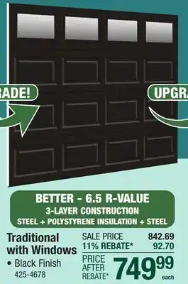 Menards Traditional with Windows offer