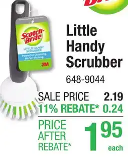 Menards Little Handy Scrubber offer