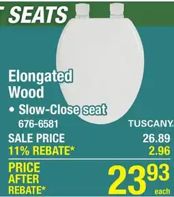 Menards Elongated Wood offer