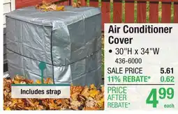 Menards Air Conditioner Cover offer