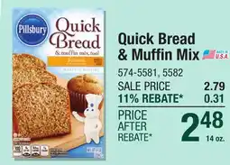 Menards Quick Bread & Muffin Mix offer