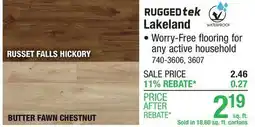 Menards RUGGED tek Lakeland offer