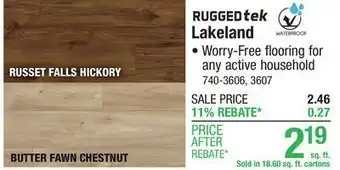 Menards RUGGED tek Lakeland offer