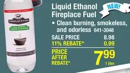 Menards Liquid Ethanol Fireplace Fuel offer