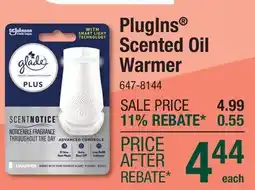 Menards PlugIns Scented Oil Warmer offer