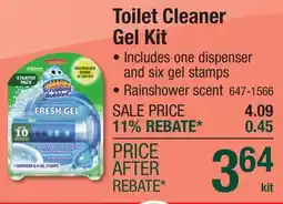 Menards Toilet Cleaner Gel Kit offer