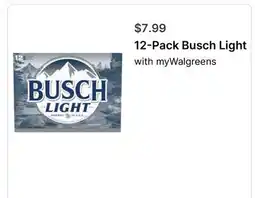 Walgreens 12-Pack Busch Light offer