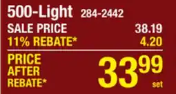 Menards 500-Light EMPRESS LED STRING LIGHTS offer