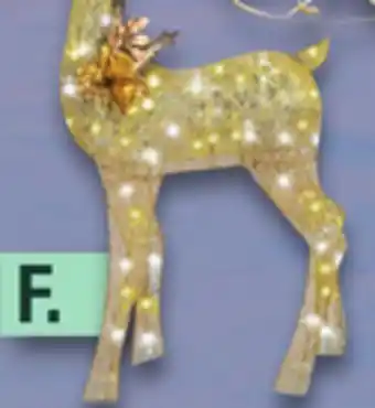 Menards 4'11H Gold Buck LED Outdoor Décor offer