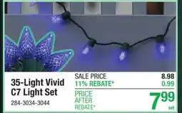 Menards 35-Light Vivid C7 Light Set offer