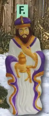 Menards 3'3H Blow Mold Wiseman offer