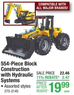 Menards 554-Piece Block Construction with Hydraulic Systems offer