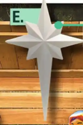 Menards 3'3H Blow Mold North Star offer