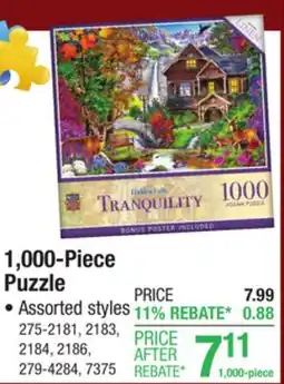 Menards 1,000-Piece Puzzle offer