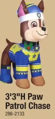 Menards 3'3H Paw Patrol Chase offer