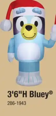 Menards 3'6H Bluey LED Inflatables offer