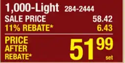 Menards 1,000-Light Empress LED String Lights offer