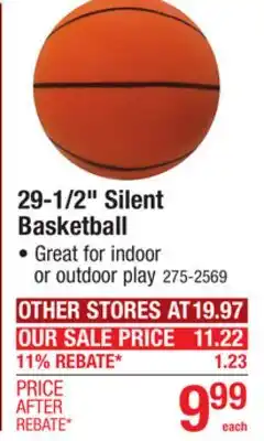 Menards 29-1/2 Silent Basketball offer