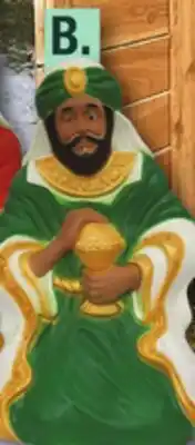 Menards 26H Blow Mold Wiseman offer