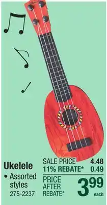 Menards Ukelele offer