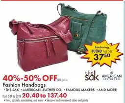 Boscov's Fashion Handbags offer