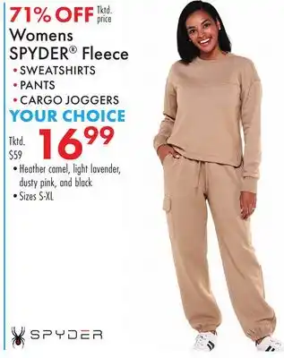 Boscov's Womens SPYDER Fleece offer