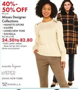 Boscov's Misses Designer Collections offer
