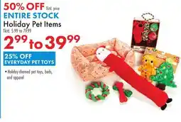 Boscov's EVERYDAY PET TOYS offer