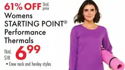 Boscov's Womens STARTING POINT Performance Thermals offer