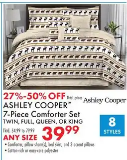 Boscov's ASHLEY COOPER 7-Piece Comforter Set offer